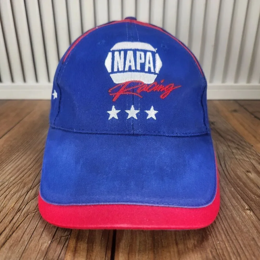 NAPA Racing Hat Cap Strap Back Blue Fallen Heros Fund #9 #28fc Cars Track Mens
